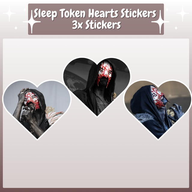 Sleep Token Hearts Sticker Pack