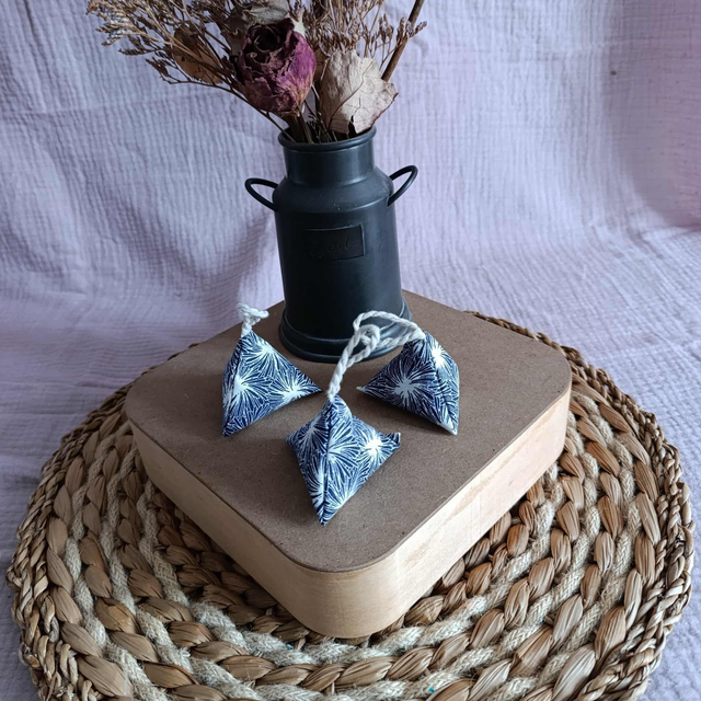 Berlingot de Lavande Tourbillons Bleu Marine