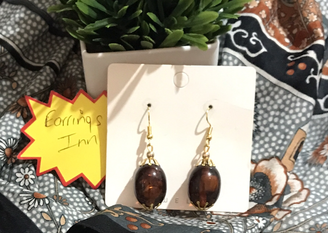 Brown  Dangling Earrings - BRDE43