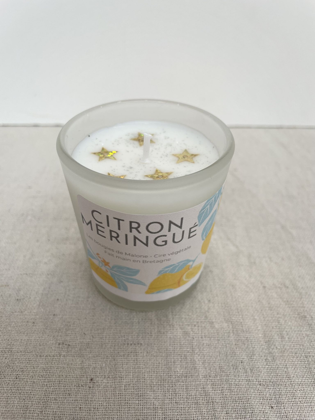 Bougie parfum Citron meringué