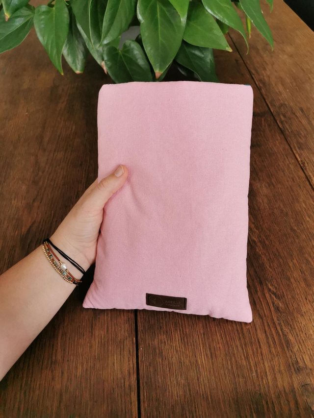 🌸 Pochette à livre - La vie en rose