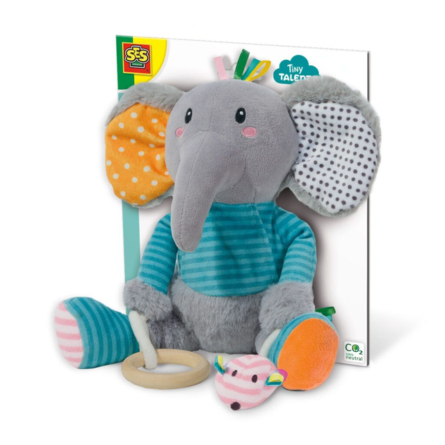 SES Tiny Talents Olfi sensory olifant knuffel