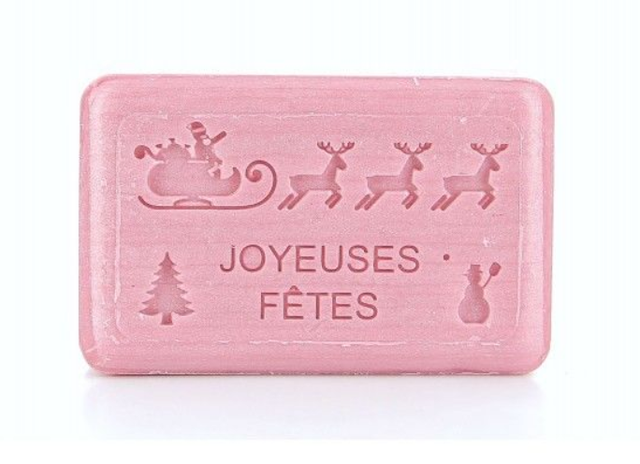 savon joyeuses fêtes traineau du père Noël 125g