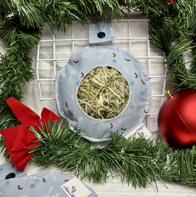 Mini sac à foin Albertha's - Noël "Flocons"