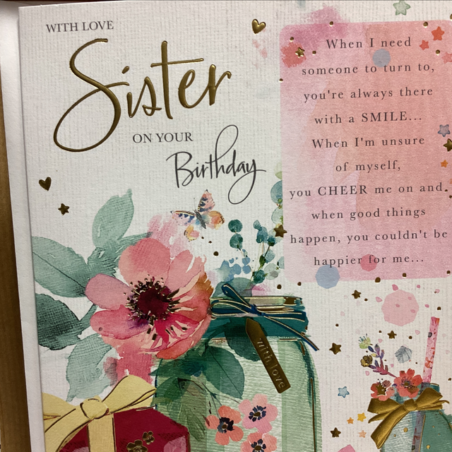 Birthday Relative Sister WW