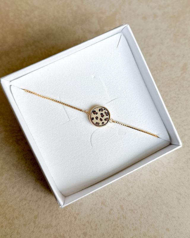 Beige Leo - Circles Armband
