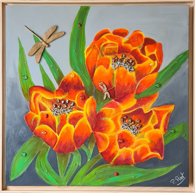 Les Coquelicots 80x80