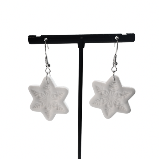Snowflake earrings