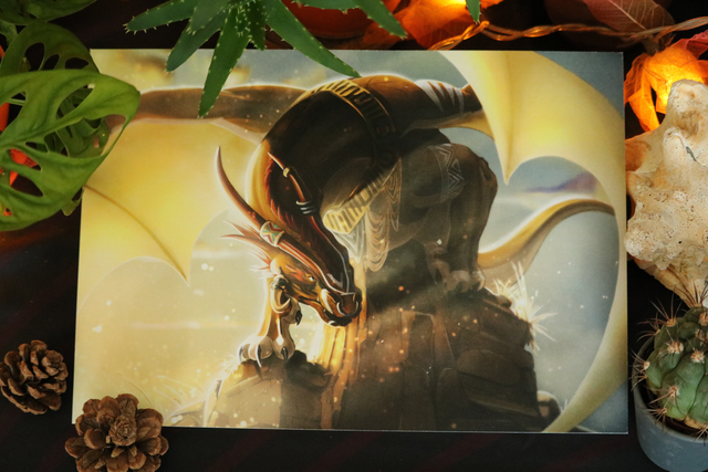 Dragon Aube Ascendante - A4