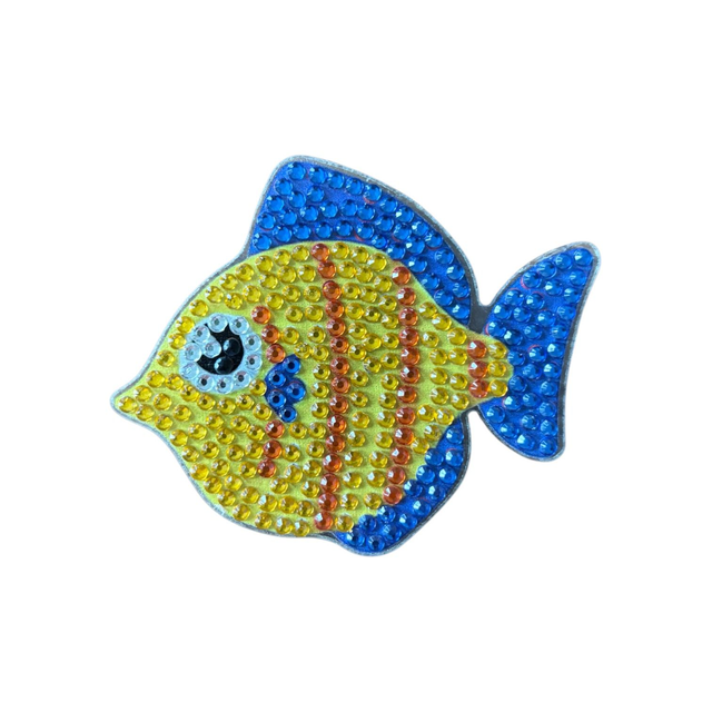 Blue/Yellow Fish Magnet