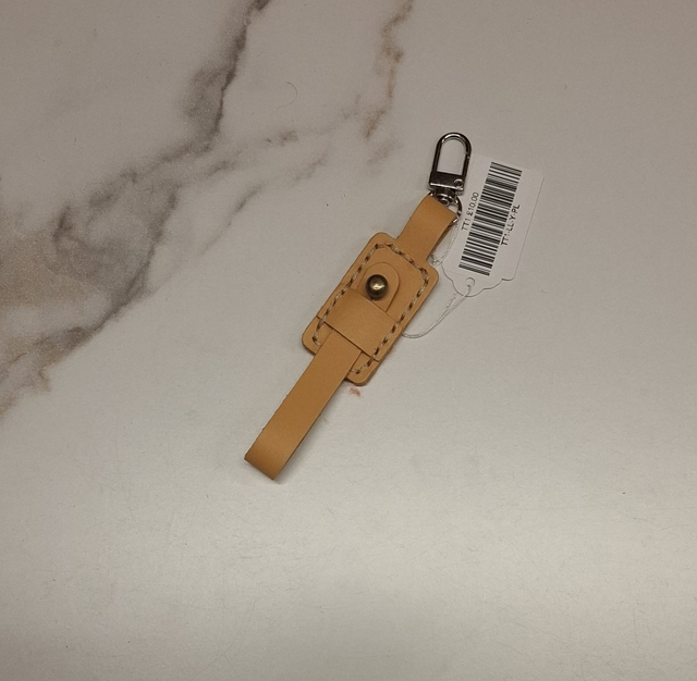 Long Looped Leather Keyring