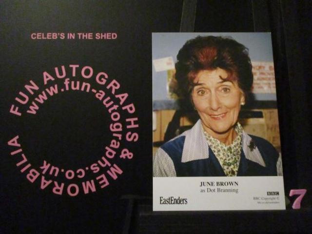 June Brown (Dot Branning) Original EastEnders Cast Card (7)
