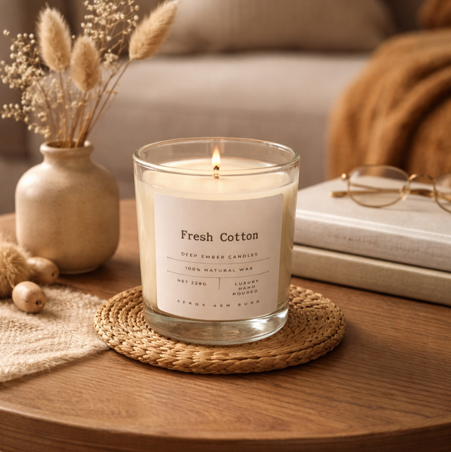Fresh linen - Fresh washing inspired candle 