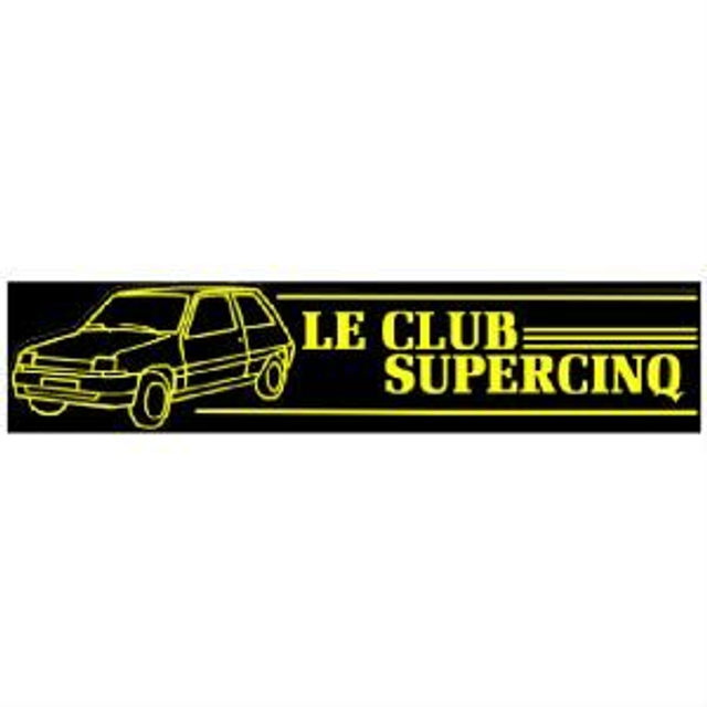 Autocollant noir et jaune