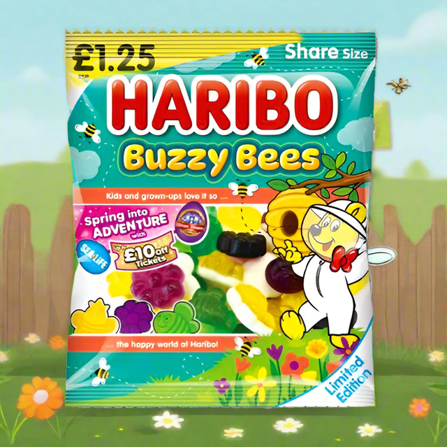Haribo Buzzy Bees PM £1.25 Share Bag 140g
