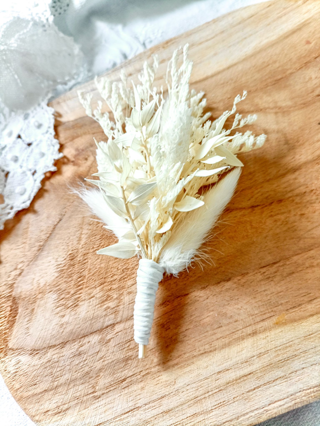 Boutonnière Porcelaine