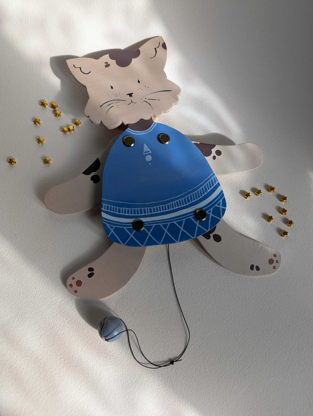 Malo, le pantin chat