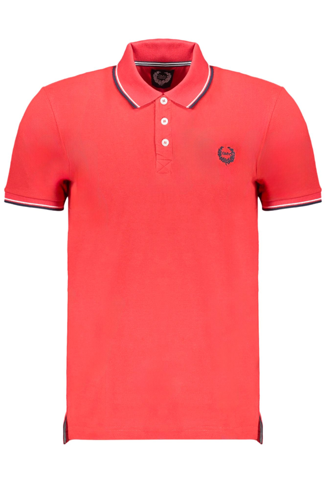 GIAN MARCO VENTURI POLO MANICHE CORTE UOMO ROSSO