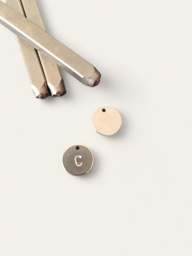 Médaille Ronde Small Acier