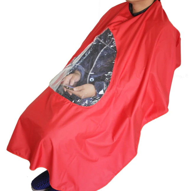 Fine Lines Salon Apron with PVC window (6342)