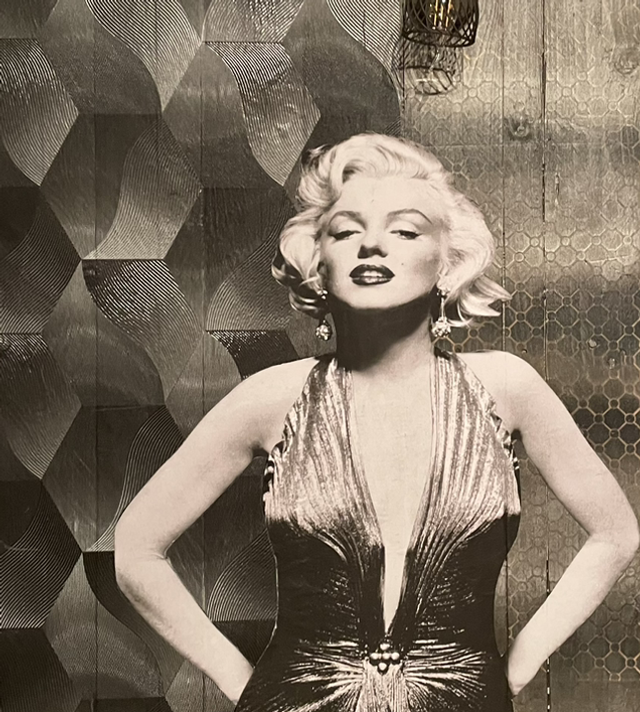 Lampe - Marilyn black Glamour 