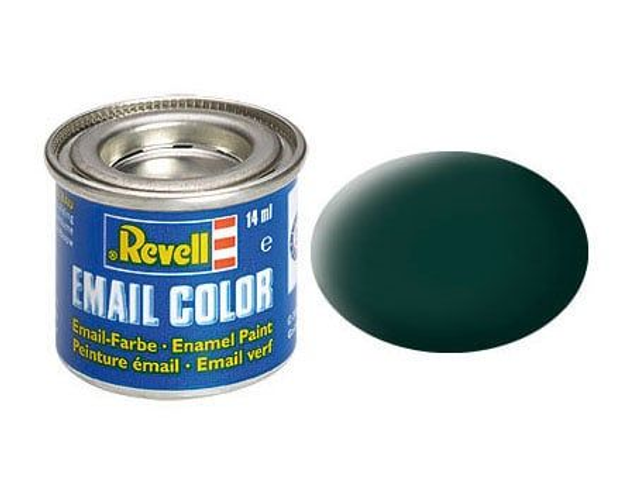 peinture email noir vert mat revell 32140