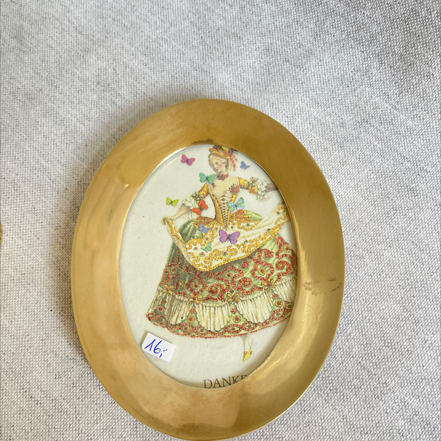 Massiver Messing Bilderrahmen 