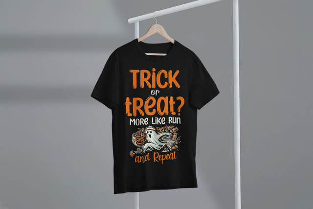 Trick or Treat More Like Run and Repeat, Halloween
Süßes oder Saures, eher Run and Repeat, Halloween
