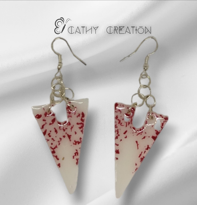 Boucles d'oreilles triangle 