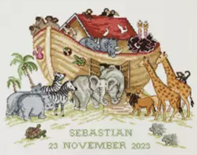 Permin Noah&#039;s Ark Counted Cross Stitch Kit