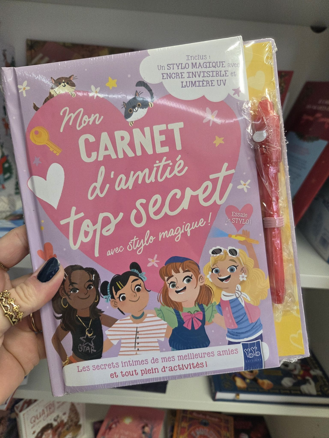 Mon carnet d'amitié top secret 