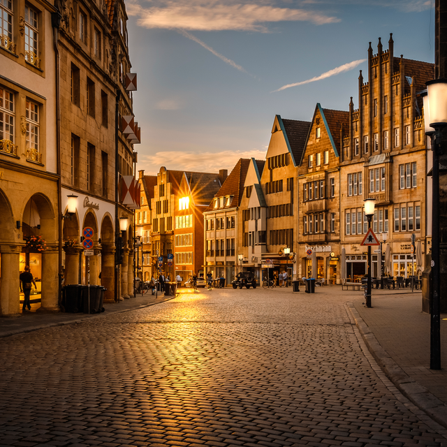 Prinzipalmarkt am Abend