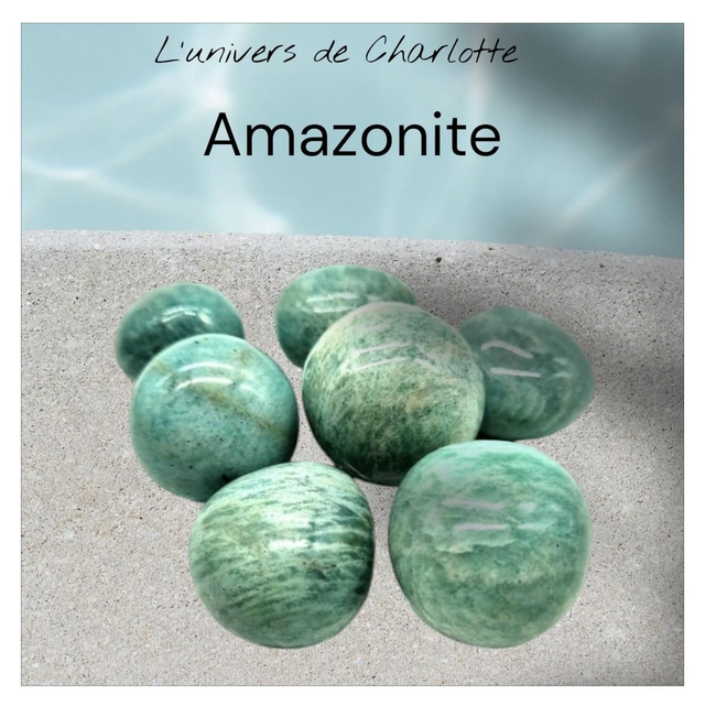 Pierre roulée &quot;Amazonite&quot;