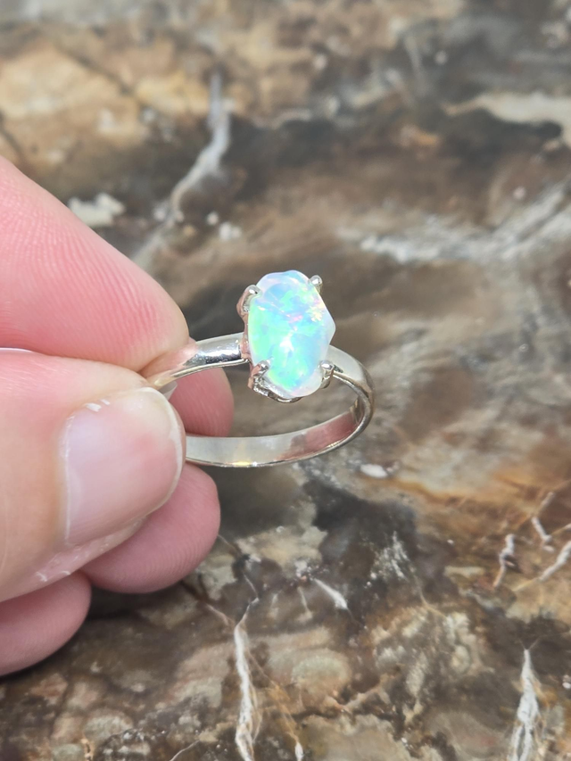 Bague Argent 925 et Opale welo 