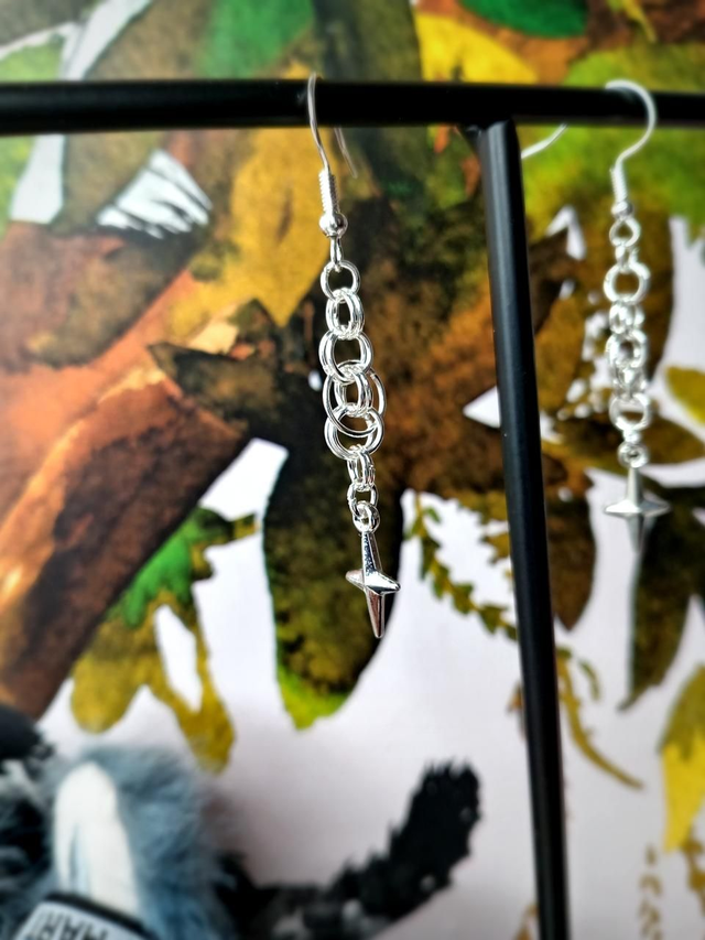 Chainmail Stars earrings