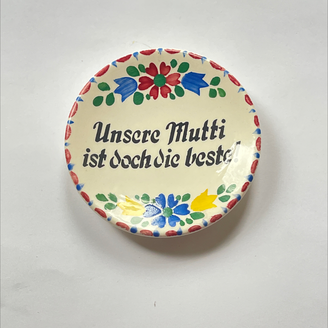 Wandteller / Unsere Mutti/Vintage
