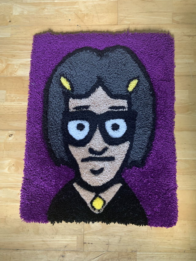 Tina Belcher Emo rug