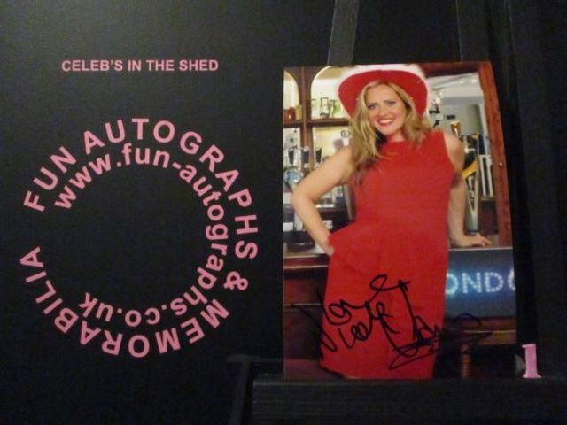 Nicole Faraday Authentic Autographed 6x4 Our Facing Photograph (A1)