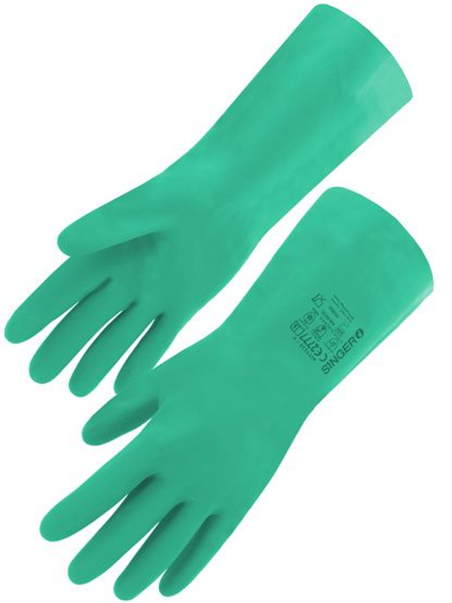GANT NITRILE SANS SUPPORT LONG 330 MM.EPAISSEUR 0.38 MM. TYPE A: AJKLMNO 
