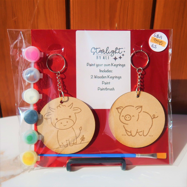 Paint Your Own Keyring Kit