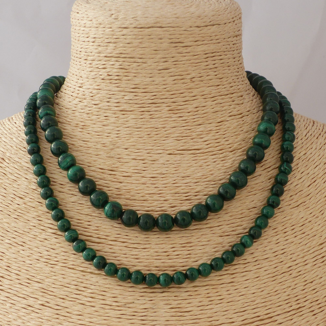 Malachite - Collier Classique en Pierres Naturelles