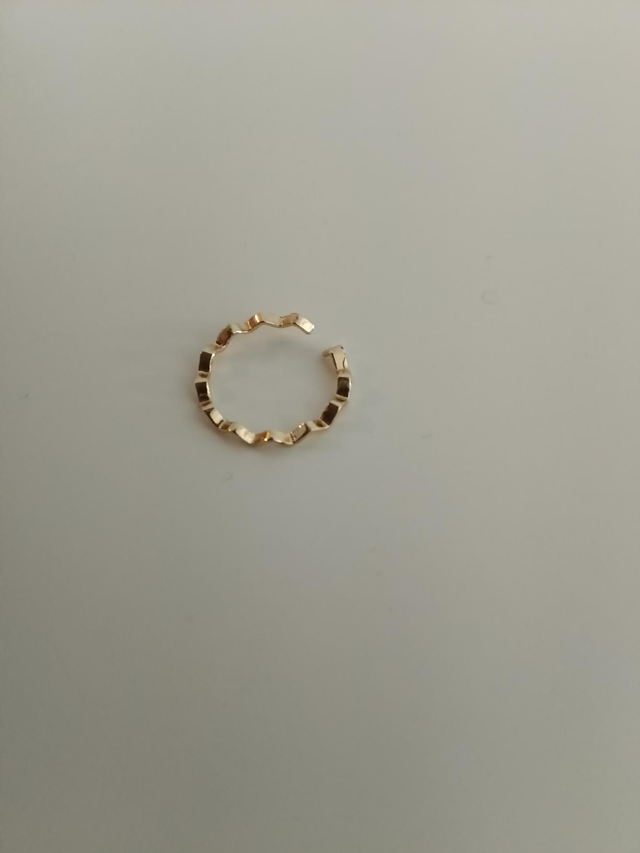 Goud kleurige open ring