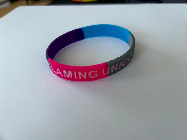 Wristband (Flaming Unicorns)