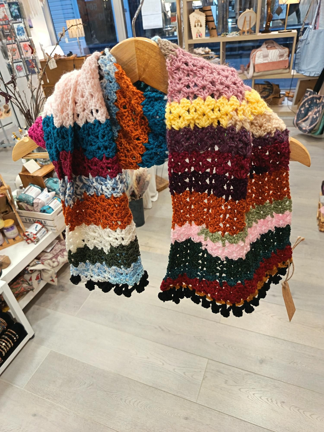 Écharpe en crochet
