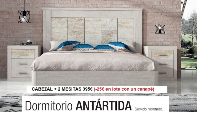 CABEZAL + 2 MESITAS ANTARTIDA (IMPORTA)