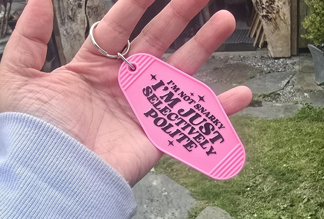 Selective Sass Motel Keyring
