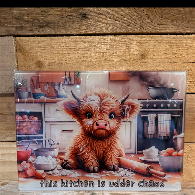 This Kitchen Glass Worktop Saver 