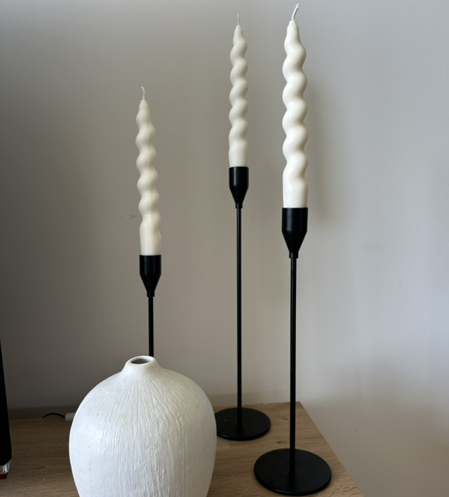 Bougies Santorin trio 