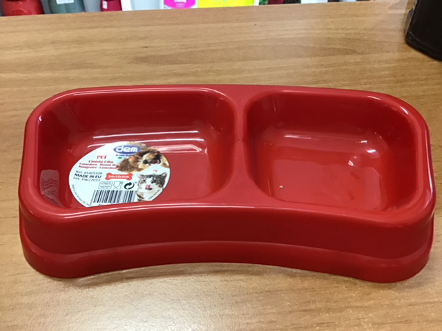 Ciotola doppia in 3 Cooorazioni 8001158927159