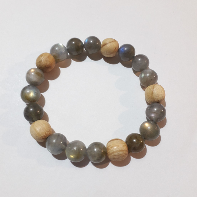 Labradorite Palo Santo Bracelet 